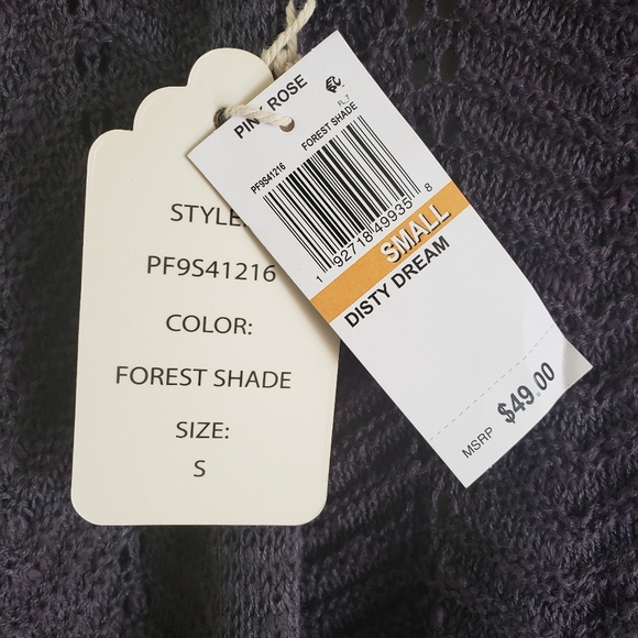 Pink Rose Open Cardi - Picture 6 of 6